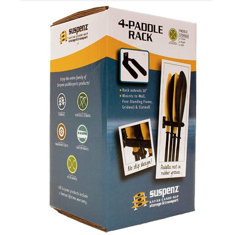 Suspenz 4-Paddle Rack, Black, 10" - Image 4